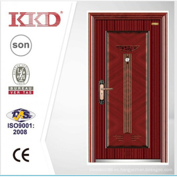 Diseño simple puerta principal puerta de acero KKD-561 de fábrica de China